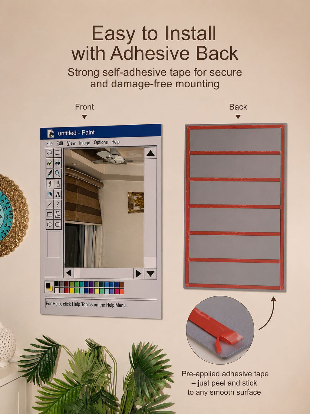 Y2K MS Paint Mirror