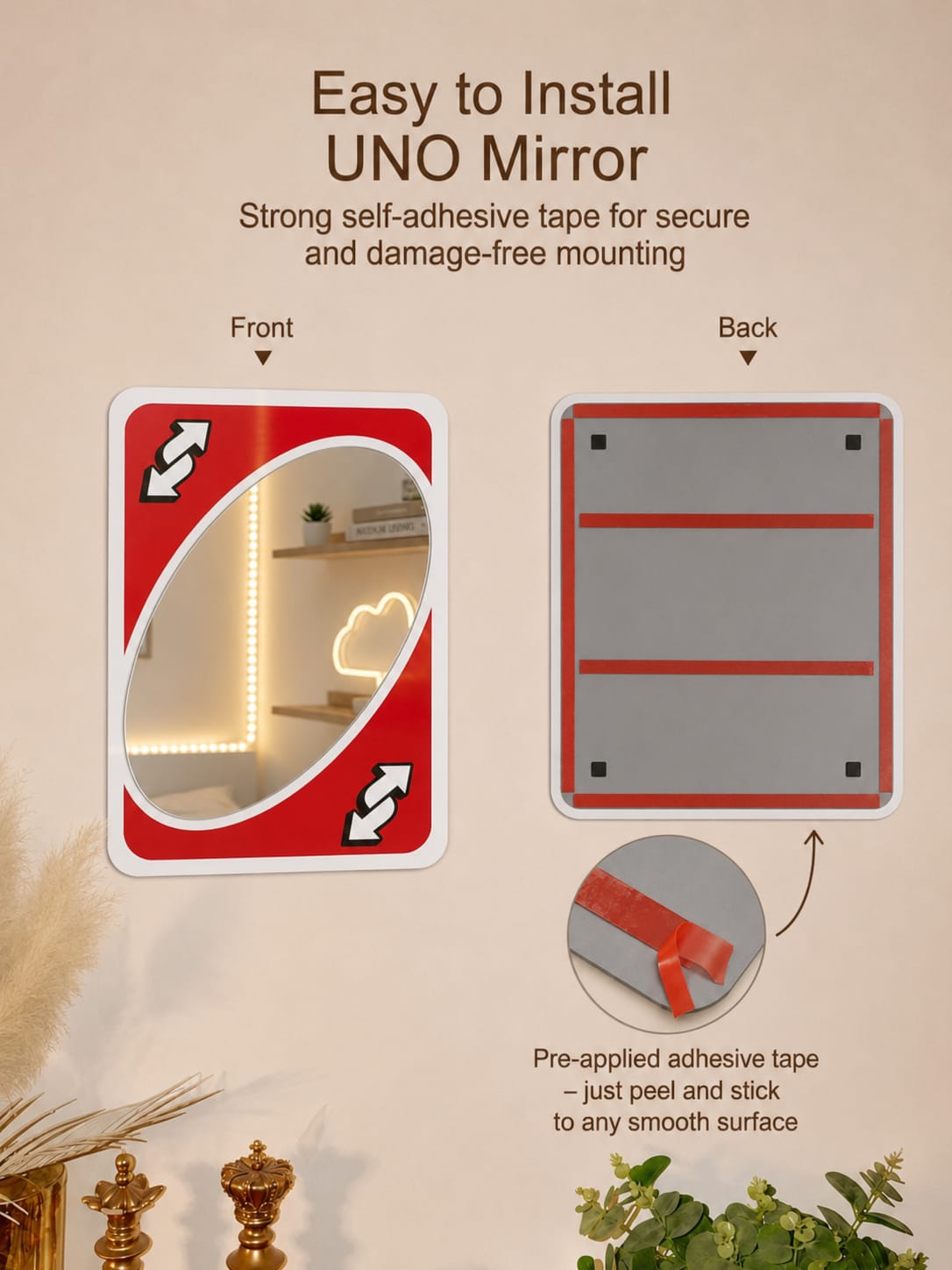 UNO Card Mirror